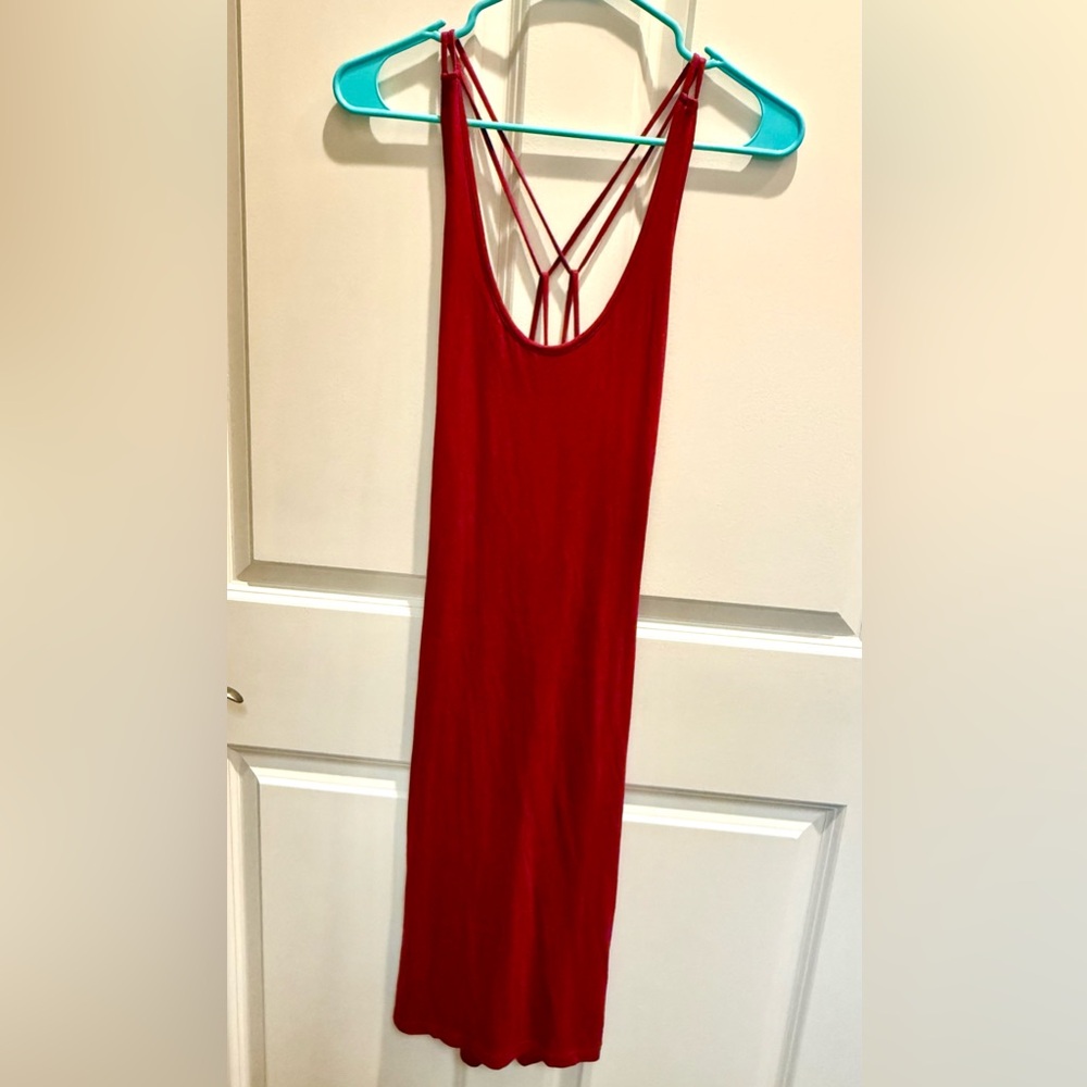NWT burgundy midi dress, Lovely Day, size medium.